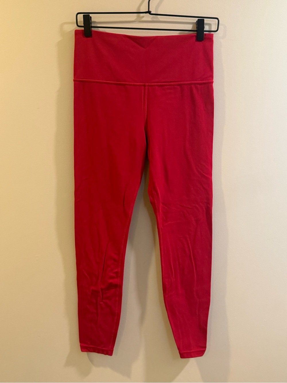 Athleta Bright Red Ultra High Rise Elation Tights